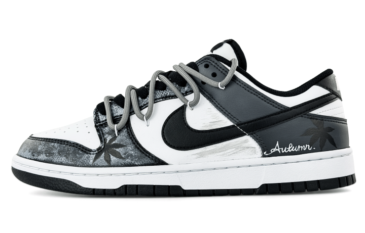 Nike Nike Dunk Lightweight Low top Skateboard Shoes Men's Black White