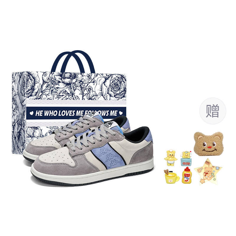 Kappa Back to Back Slip Resistant Abrasion Resistant Low top Skateboard Shoes Unisex