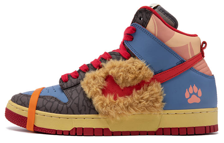 Nike Nike Dunk SP Synthetic Leather Slip Resistant Cushioning Abrasion Resistant High top Skateboard Shoes Unisex Brown