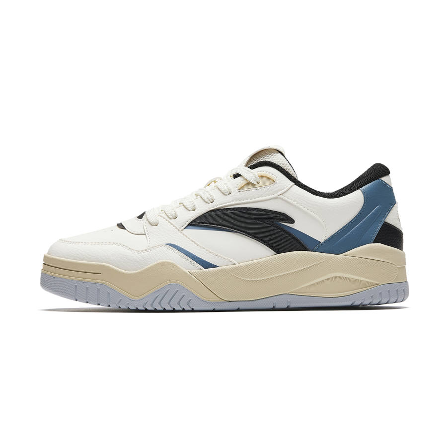 Anta 4 Slip Resistant, Abrasion Resistant, Lightweight, Height Increasing Low top Skateboard Shoes Men's Rosemary Blue