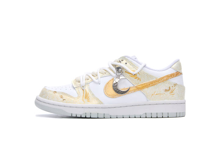 Nike Nike Dunk Phoenix Feather Frost River Low top Skateboard Shoes Women's Gold