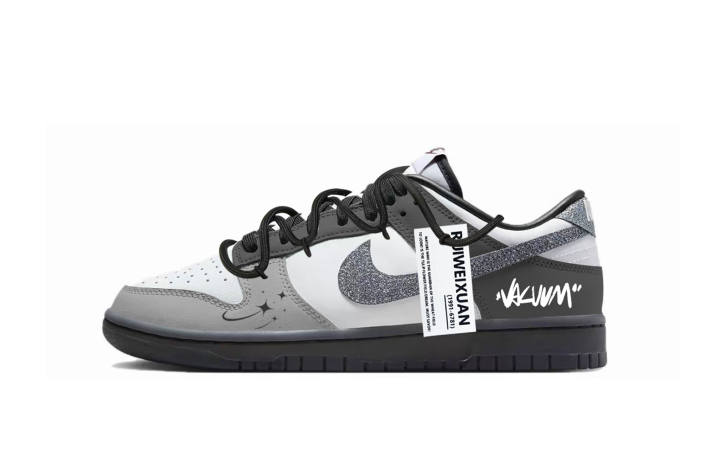 Nike Nike Dunk Light Realm Shadow Cushioning Low top Skateboard Shoes Unisex Black White
