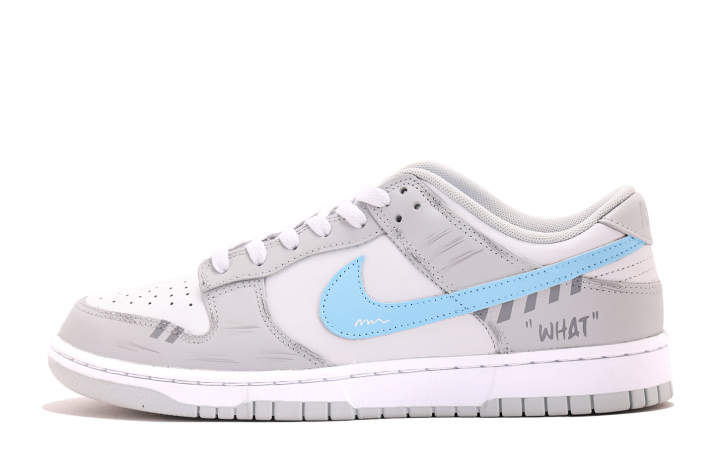 Nike Nike Dunk Coverage Abrasion Resistant Coverage Abrasion Resistant Low top Skateboard Shoes Unisex White Blue