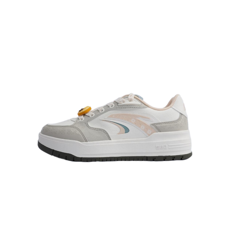 Anta 982 Mid Autumn Low top Skateboard Shoes Men's White Yellow
