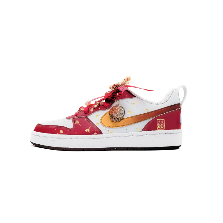 Nike Nike Court Borough Ginkgo Joy Low top Skateboard Shoes Unisex Red