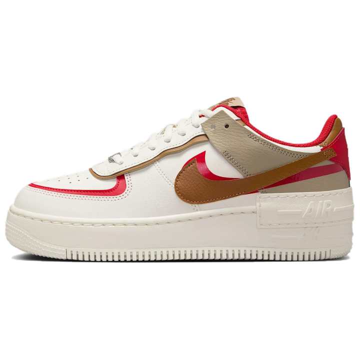 Nike Nike Air Force 1 Low Shadow Phantom Fire Red Khaki Women's