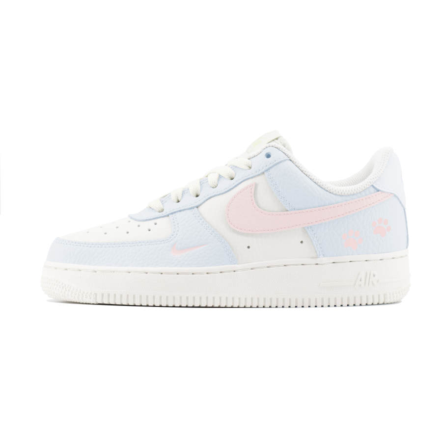 Nike Nike Air Force 1 Concrete Boys Low top Skateboard Shoes Unisex Blue Pink
