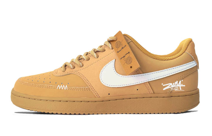 Nike Nike Court Vision 1 Low top Skateboard Shoes Unisex Brown
