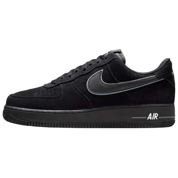 Nike Nike Air Force 1 Breathable Skateboard Shoes Unisex Black