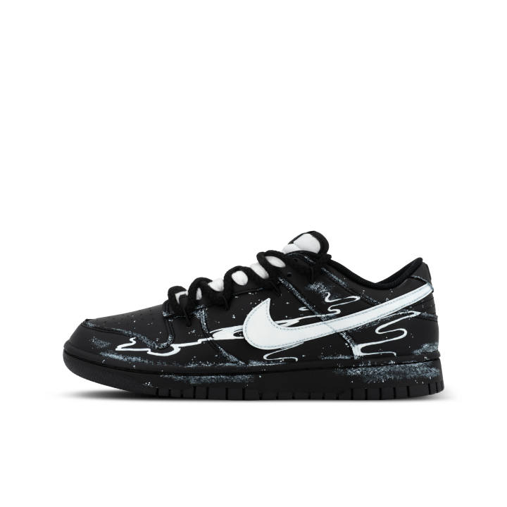 Nike Nike Dunk Singji Prankster XJDD Black Warrior Mi Shadow White Low top Skateboard Shoes Unisex Black White