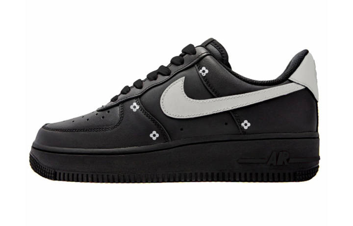 Nike Nike Air Force 1 Low top Skateboard Shoes Unisex Black Gray