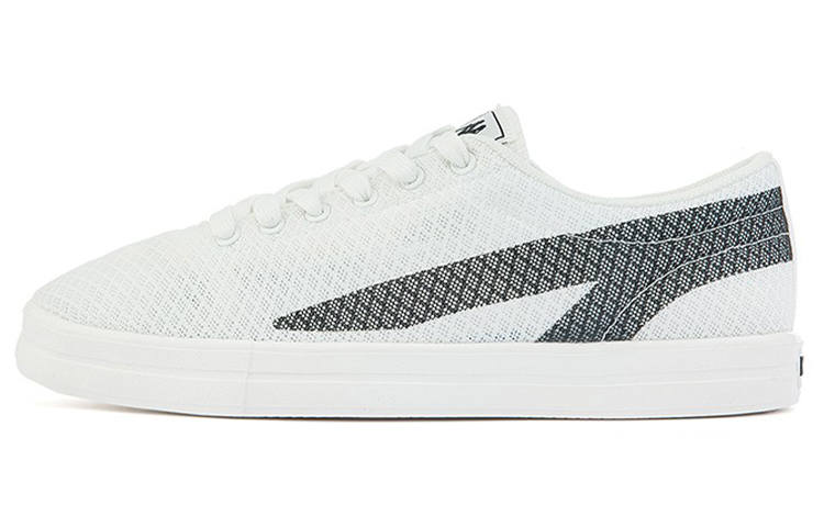 Kappa Cushioning Abrasion Resistant Cushioning, Wear Resistant Low top Skateboard Shoes Unisex White