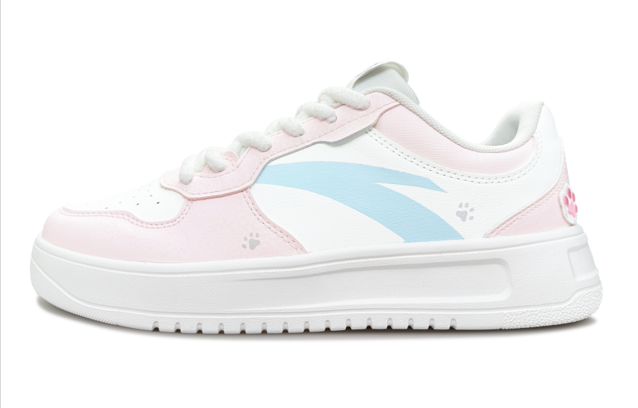 Anta Peach Soda Cat Paw Slip Resistant Cushioning Abrasion Resistant Slip Resistant Cushioning Abrasion Resistant