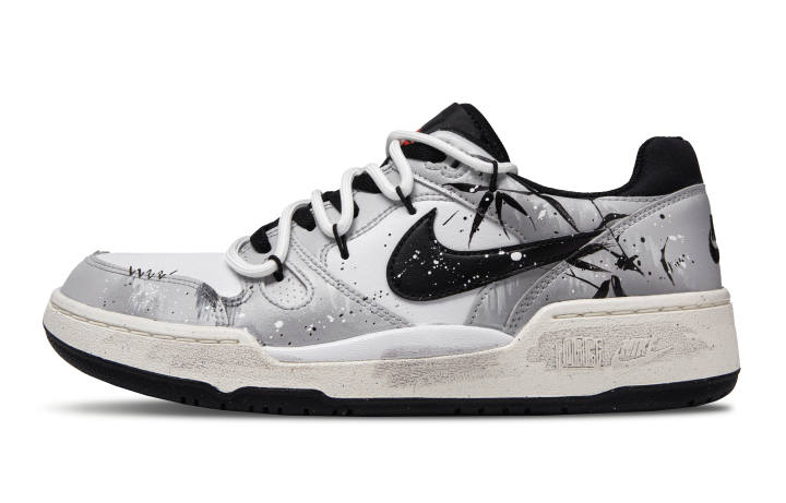 Nike Nike Full Force Low top Skateboard Shoes Men's Gray White Black