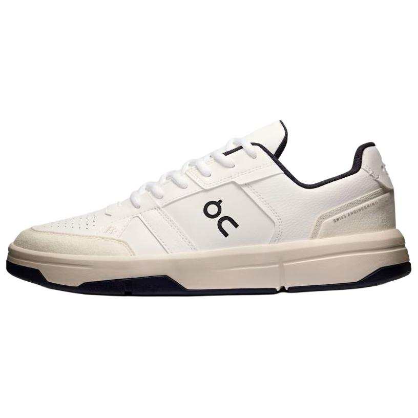 On The Roger Clubhouse Cushioning Support Low top Skateboard Shoes Men's White Black