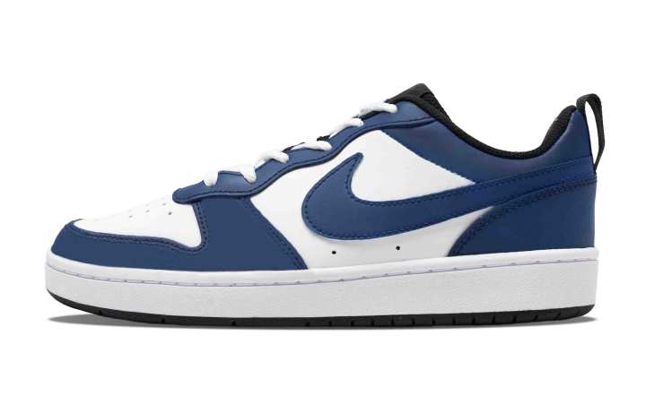 Nike Nike Court Borough Low 2 Royal Blue Story Slip Resistant Abrasion Resistant Low top Skateboard Shoes GS Blue White