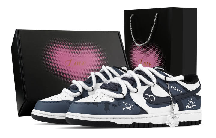 Nike Nike Dunk Cool Moment, Heart Box Abrasion Resistant Low top Skateboard Shoes Unisex