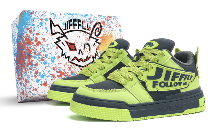 Jifffly Microfiber Leather Slip Resistant, Abrasion Resistant, Height Increasing Low top Skateboard Shoes Unisex