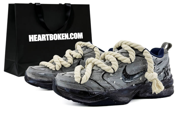 Nike Nike Air Monarch 4 Sui Xin, Macrame Gothic, Shopping Bag Cushioning Abrasion Resistant Cushioning, Wear Resistant