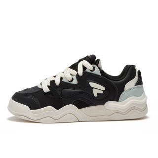 FILA FUSION KICKDX Abrasion Resistant Low top Skateboard Shoes Women's Black Gray