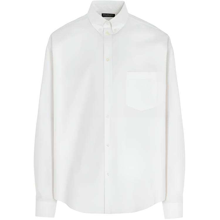 Balenciaga Logo Embroidered Shirt