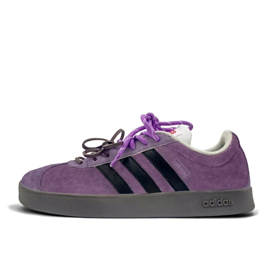 Adidas Adidas VL COURT 2.0 Wear resistant And Lightweight Low top Skateboard Shoes Unisex Purple