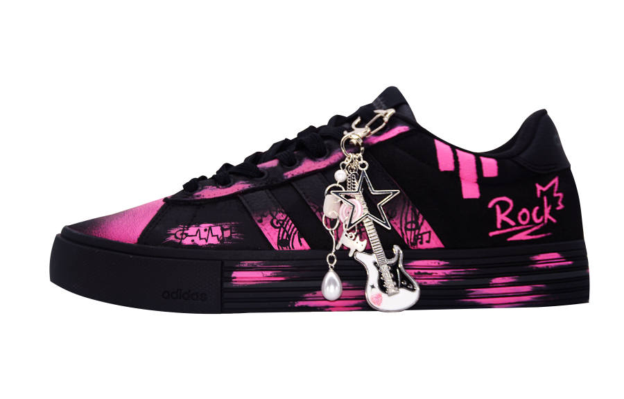 Adidas Adidas Daily 4.0 Pulse Sweetheart Synthetic Leather Low top Skateboard Shoes Unisex