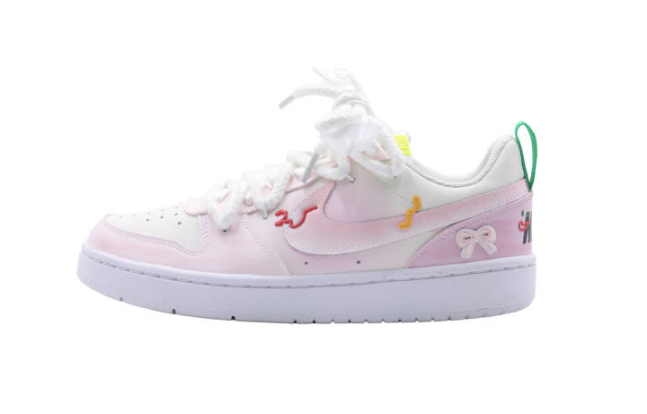 Nike Nike Court Borough Pink Ink This Summer Slip Resistant Abrasion Resistant Slip Resistant Abrasion Resistant Low top