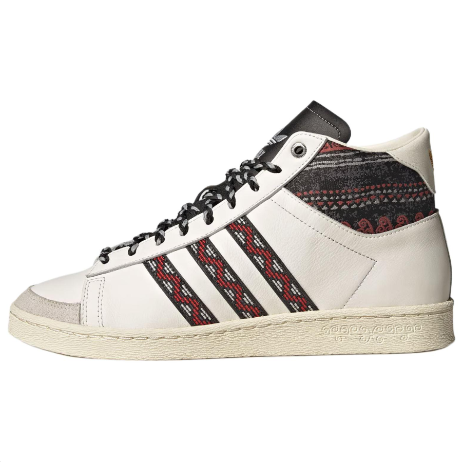 Adidas Originals JABBAR High top Skateboard Shoes Unisex White Red