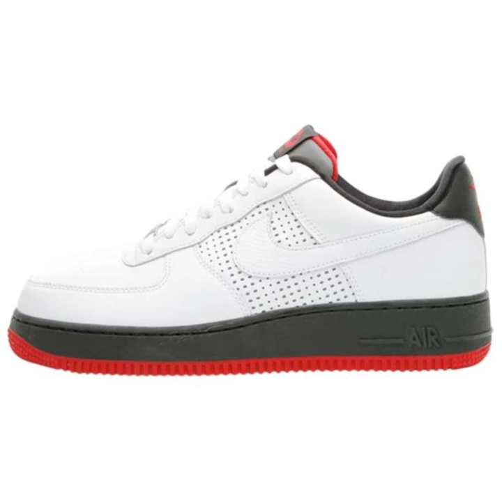 Nike Nike Air Force 1 Slip Resistant Abrasion Resistant Low top Skateboard Shoes Unisex White Black