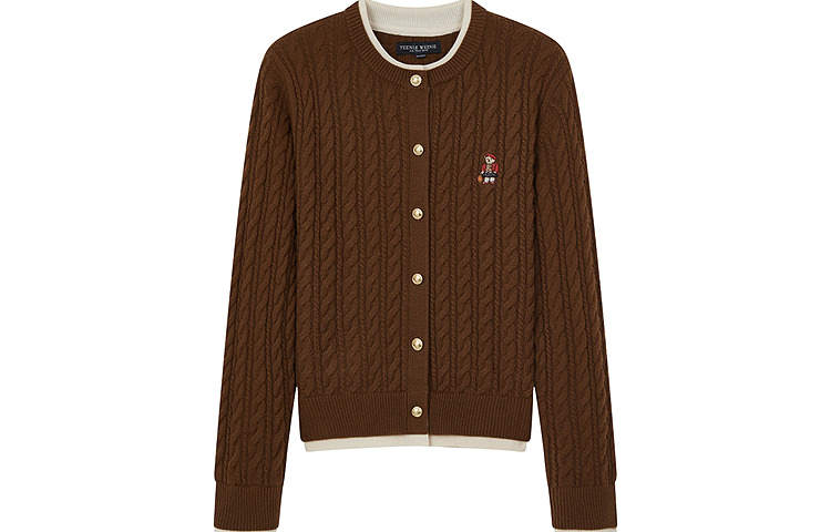 Teenie Weenie Year Of The Horse Collection Knitwear Women's Crew Neck Moderate Cardigan