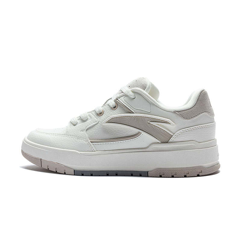 ANTA SUPERSTORE CHAOJIANTA Life Collection Low top Skateboard Shoes Women's Ecru