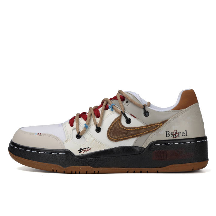 Nike Nike Full Force Wild Dart Abrasion Resistant Abrasion Resistant Low top Skateboard Shoes Men's Brown