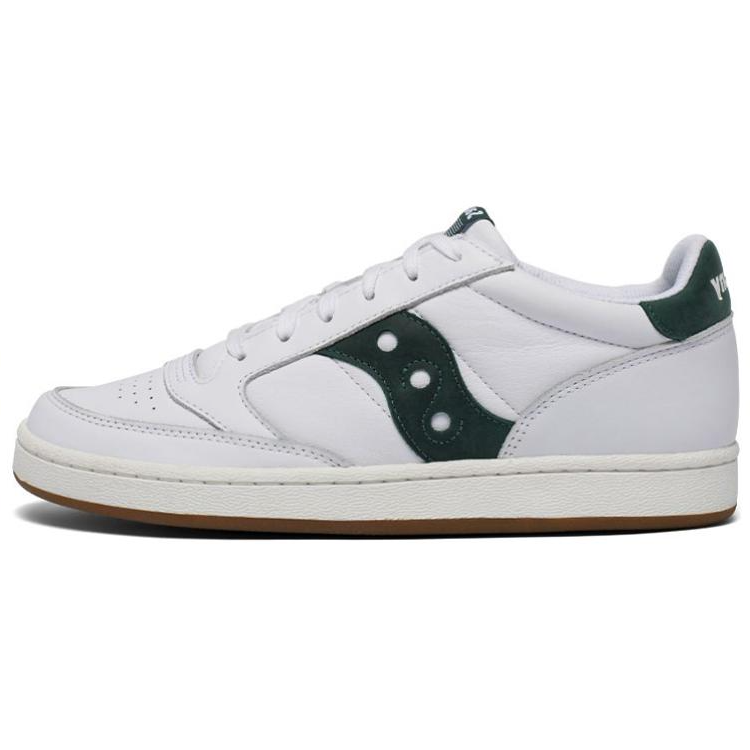 saucony Jazz Court White Green