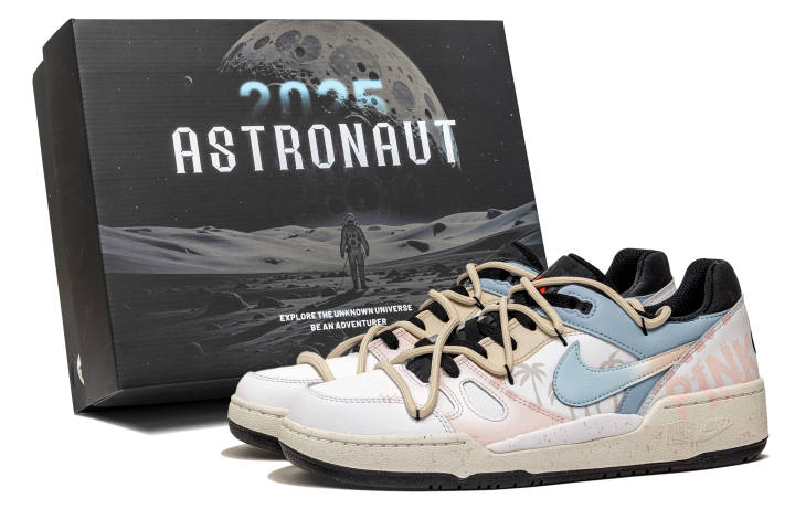 Nike Nike Full Force Abrasion Resistant Low top Skateboard Shoes Men's Sky Blue