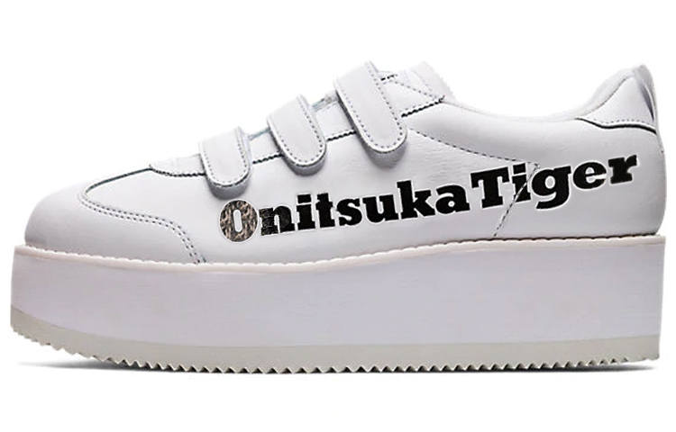 Onitsuka Tiger Delegation Chunk W Cow Leather Abrasion Resistant Height Increasing Low top Skateboard Shoes Women's