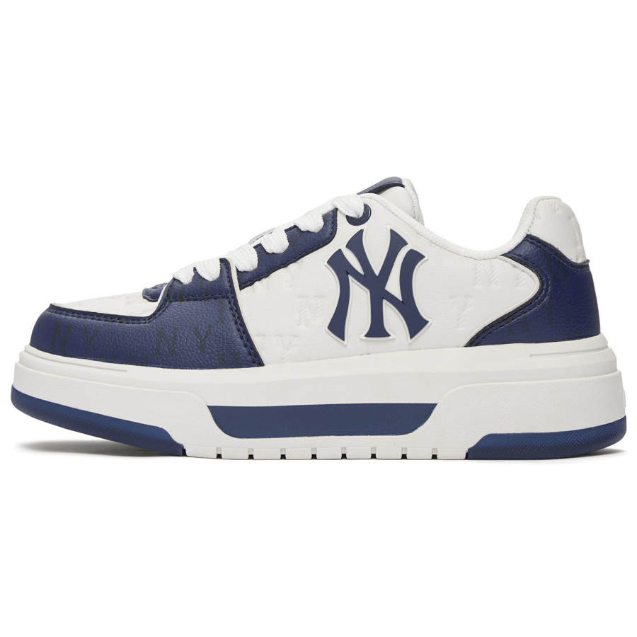 MLB New York Yankees Cushioning Low top Skateboard Shoes Unisex Blue