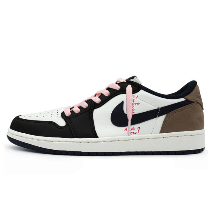 Jordan Jordan Air Jordan 1 Retro Low OG'Mocha' Low top Skateboard Shoes Unisex Black