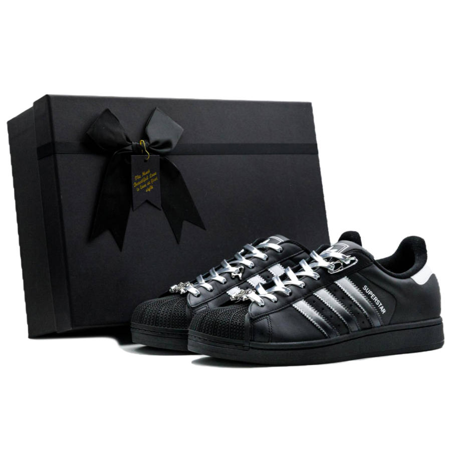 Adidas Originals Superstar 2 Silver Chain, Heart, Box
