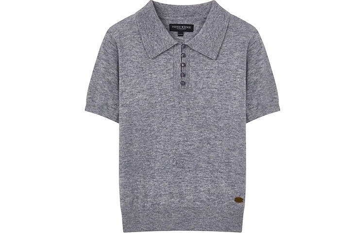 Teenie Weenie Year Of The Horse Collection Knitwear Women's Medium Gray Polo Collar Thin Other