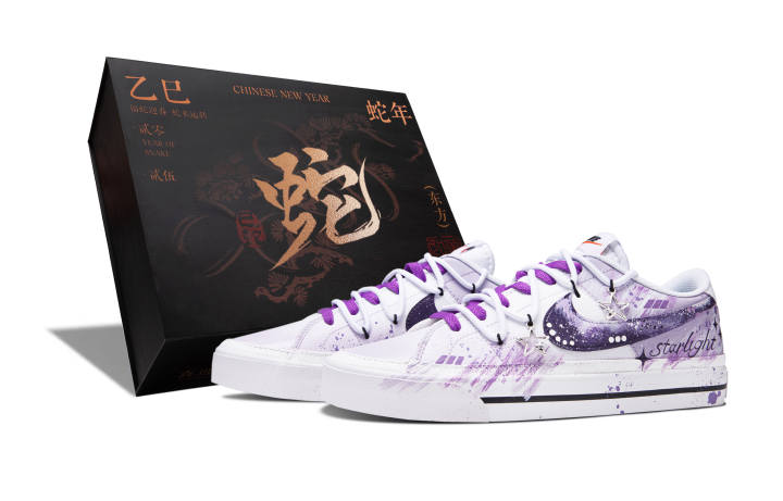Nike Nike Court Legacy Abrasion Resistant Low top Skateboard Shoes Unisex Purple