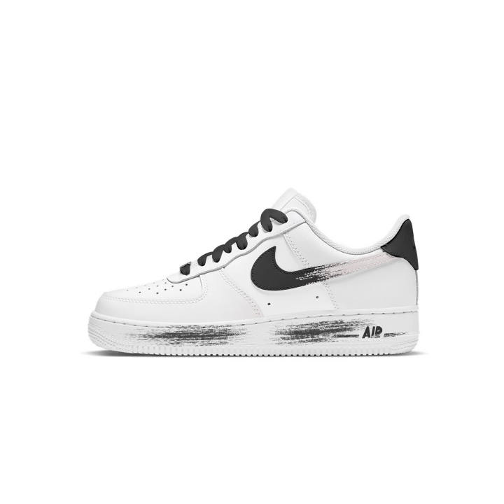 Nike Nike Air Force 1 Slip Resistant Abrasion Resistant Low top Skateboard Shoes Unisex Black White