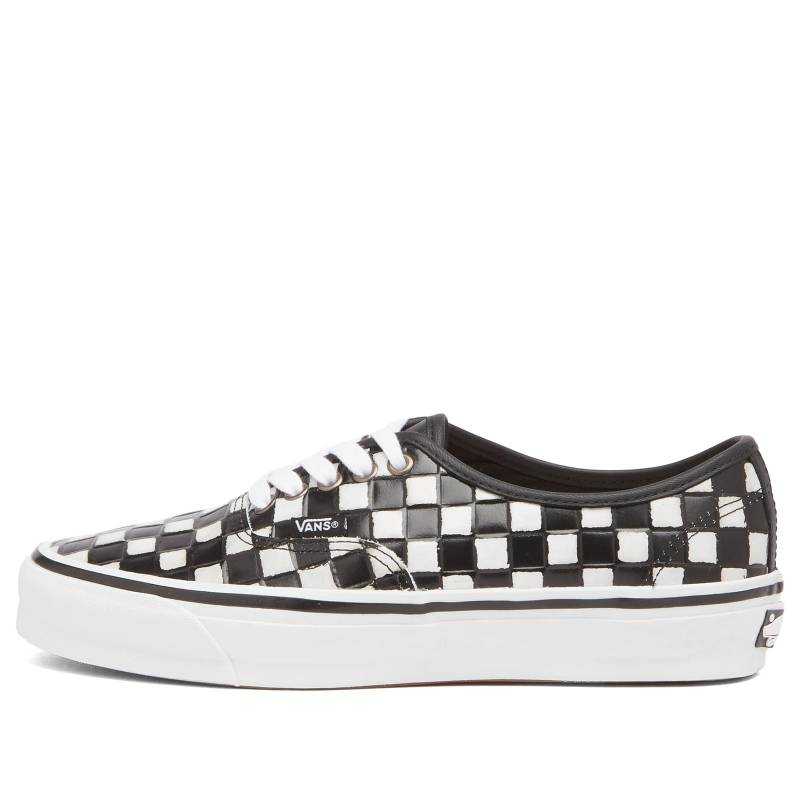 Vans Authentic 44 Abrasion Resistant Lightweight Wear resistant And Lightweight Low top Skateboard Shoes Unisex Black