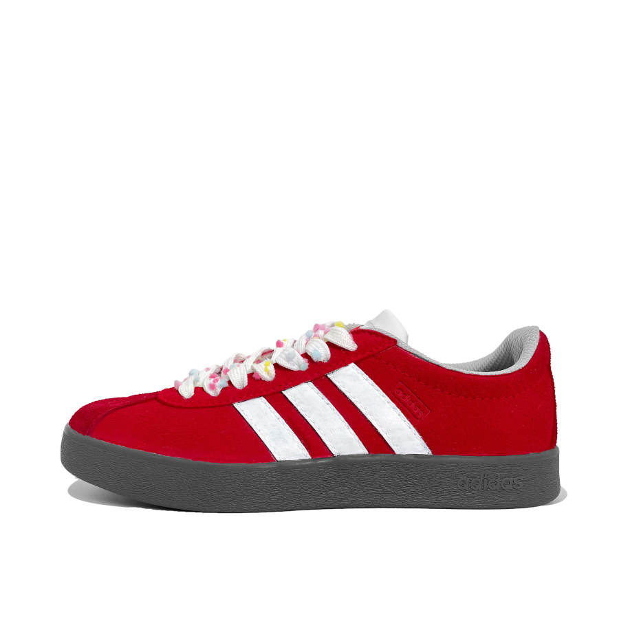 Adidas Adidas Little Red Bottle Coverage Quick Dry Lightweight Low top Skateboard Shoes Unisex Red White