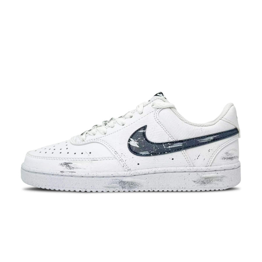 Nike Nike Court Vision 1 Gray Mist Love Abrasion Resistant Low top Skateboard Shoes Men's Gray