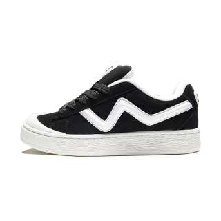 GZOZ TOFAVE x GZOZ Coverage Slip Resistant And Abrasion Resistant Low top Skateboard Shoes Unisex Black White