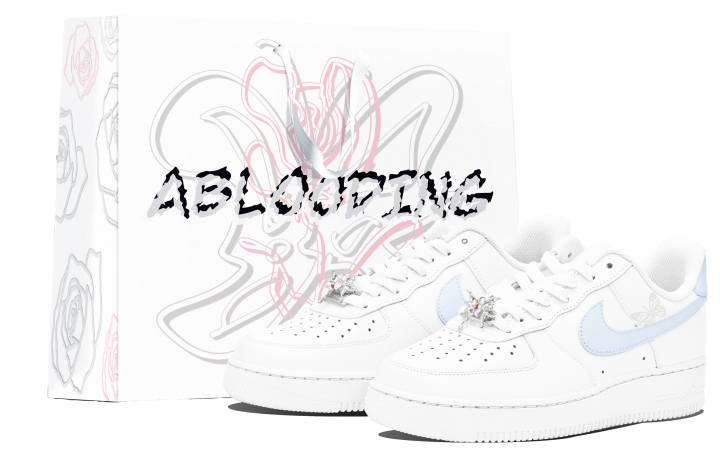 Nike Nike Air Force 1 Slip Resistant Low top Skateboard Shoes Unisex Blue