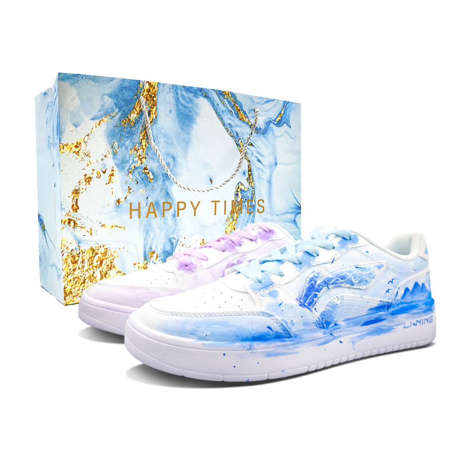 Li-Ning Li Ning Sycee Slip Resistant Cushioning Abrasion Resistant Low top Skateboard Shoes Men's