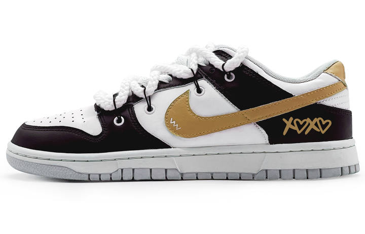 Nike Nike Dunk EIGHT% Xoxo Cushioning, Wear Resistant Low top Skateboard Shoes Men's Yellow