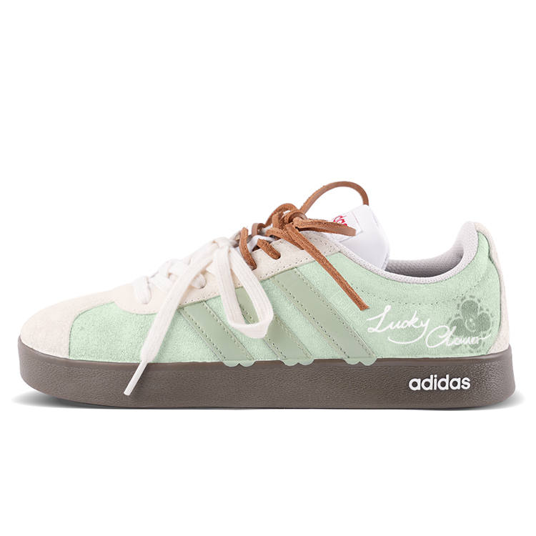 Adidas Adidas VL COURT 2.0 Leather Cushioning Abrasion Resistant Cushioning, Wear Resistant Low top Skateboard Shoes Unisex